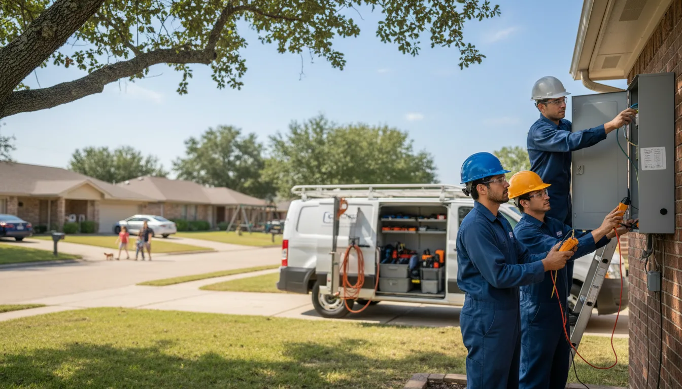 Certified electrician providing emergency electrical services in Talmage, UT
